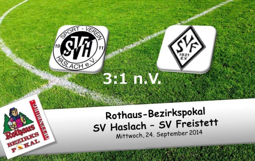3:1 Sieg nach Verlängerung – Haslach steht im Viertelfinale
