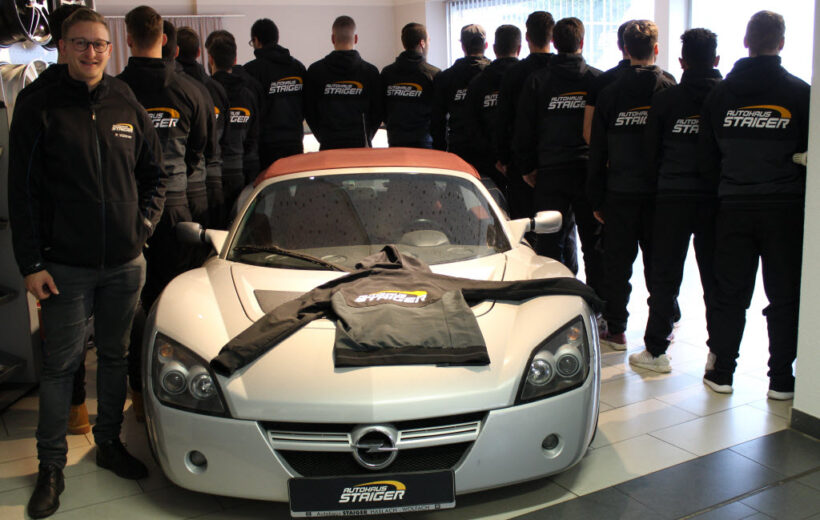 Ein flotter Hingucker dank Opel-Staiger und Metallbau Haser