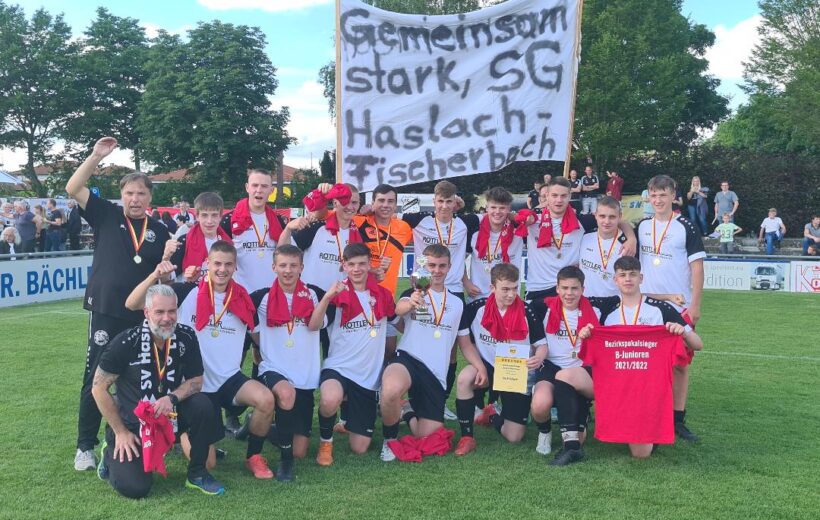 B-Junioren der SG Haslach-Fischerbach gewinnen Bezirkspokalfinale