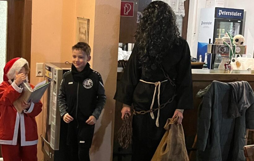 E-Junioren Weihnachtsfeier im Clubhaus