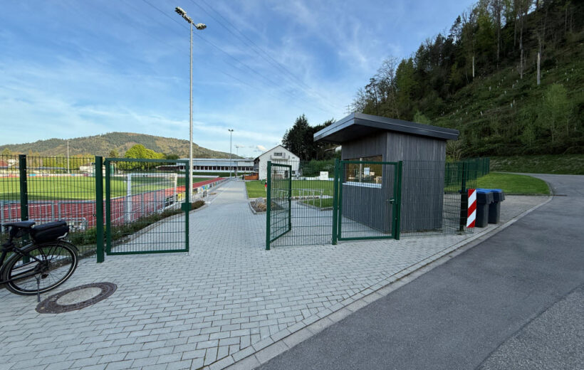 Verlegung des Haupteingangs im Stadion