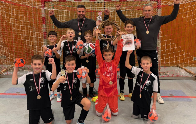 Unsere E-Junioren gewinnen souverän den Flößercup in Schiltach.
