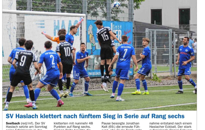 OT Spielbericht gegen den FSV Seelbach