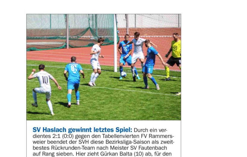 OT Spielbericht gegen den FV Rammersweier
