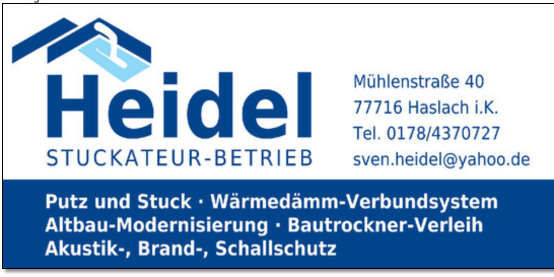 Logo STUCKATEURBETRIEB SVEN HEIDEL
