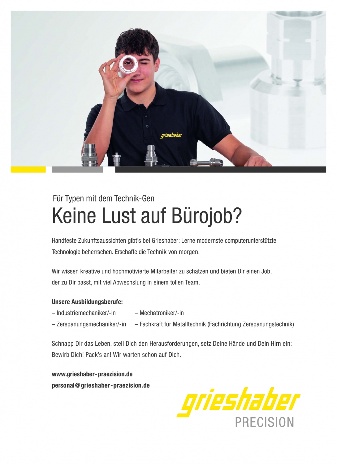 Logo Grieshaber Präzision, Schiltach