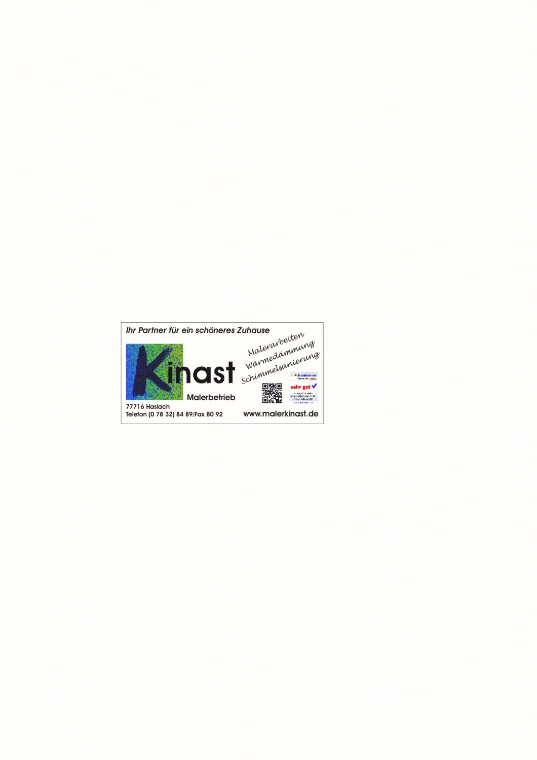 Logo Malerbetrieb Kinast