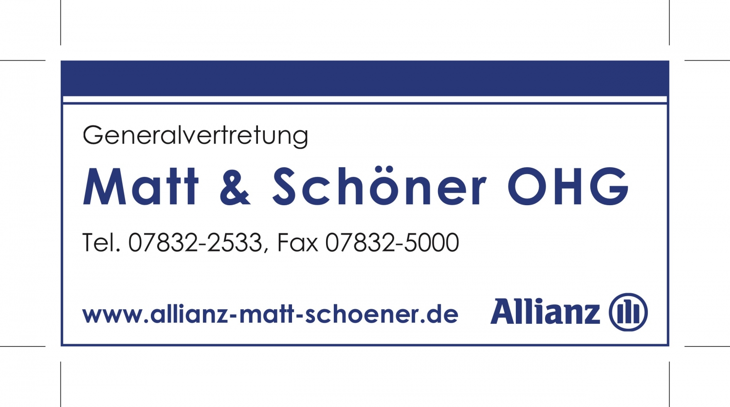 Logo Allianz-Versicherungen Matt