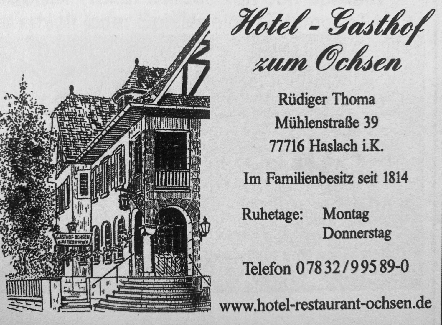 Logo Hotel-Gasthof Ochsen