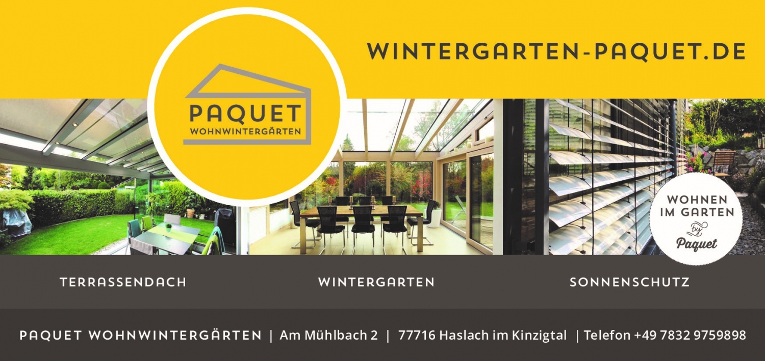 Logo Paquet Wohnwintergärten