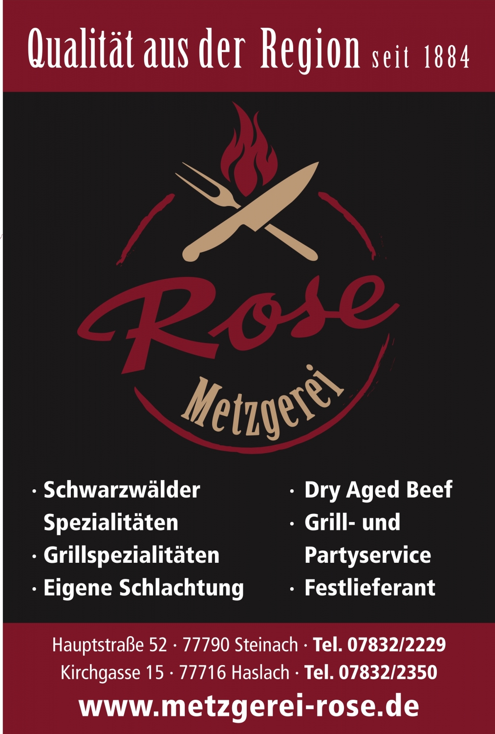 Logo Metzgerei Rose Steinach / Haslach