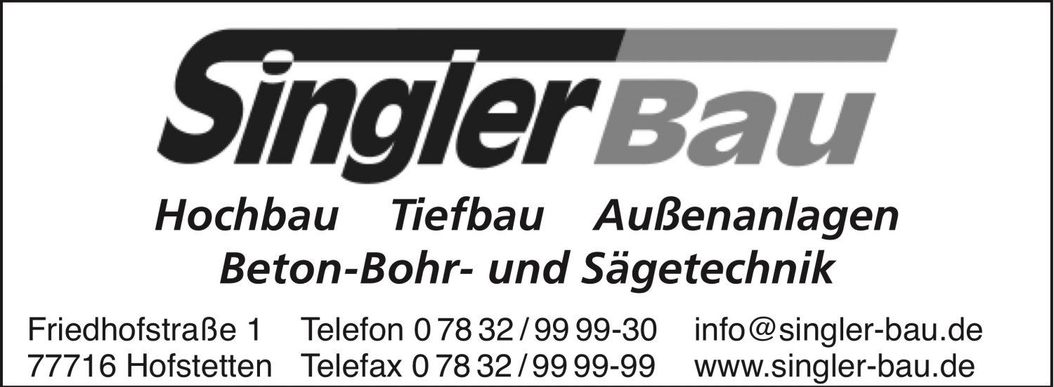 Logo Baugeschäft Singler Hofstetten