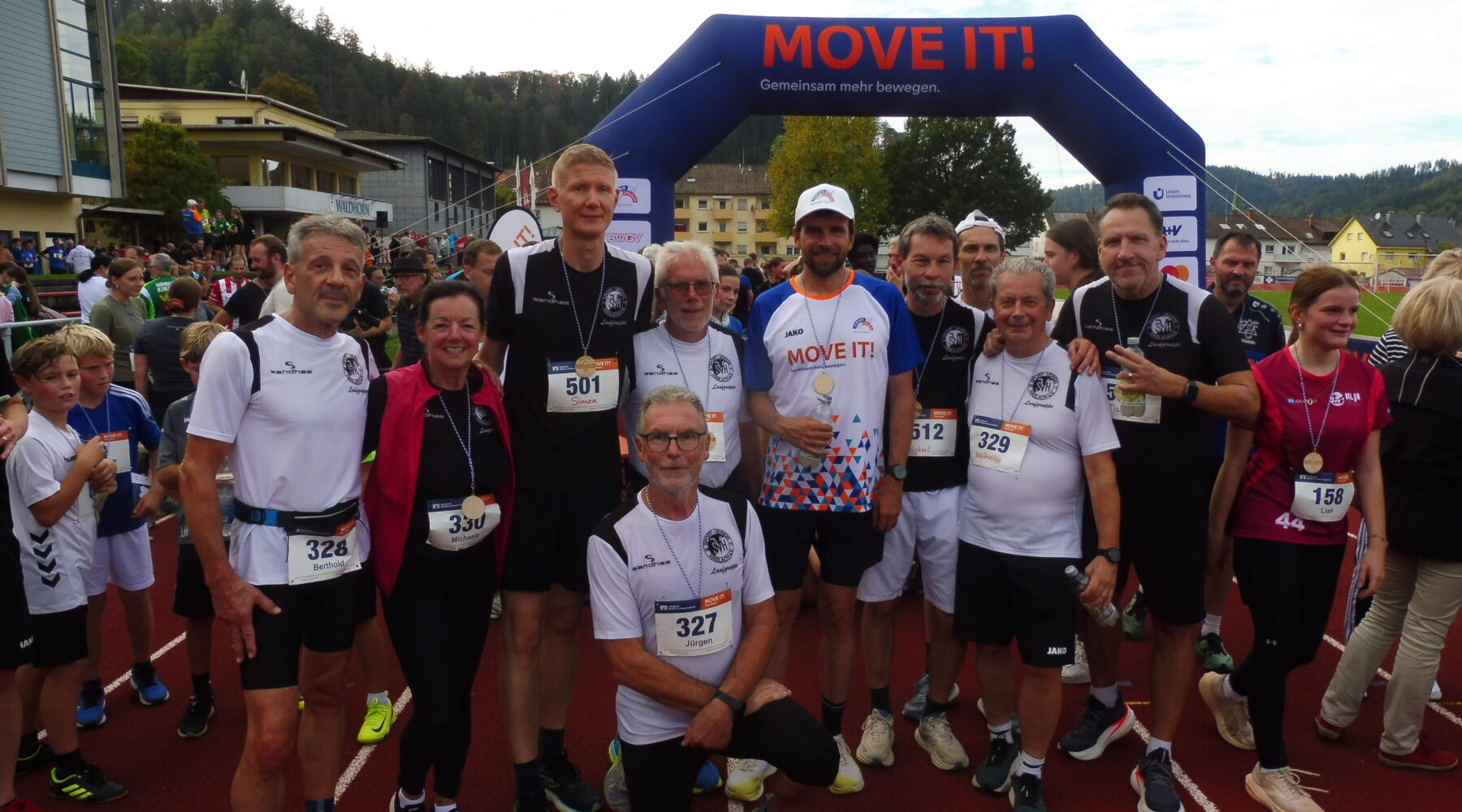 Laufgruppe des SVH in Hausach bei „Move it“ am Start