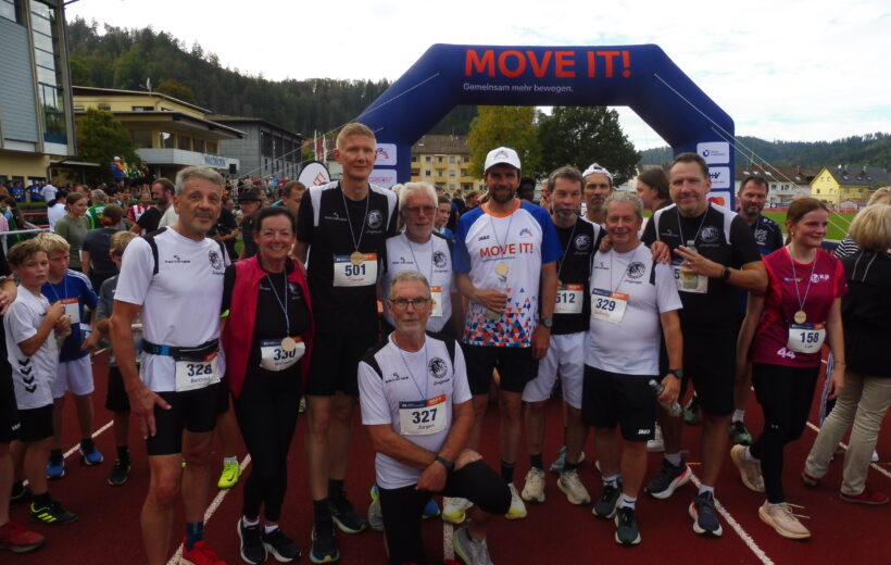 Laufgruppe des SVH in Hausach bei „Move it“ am Start